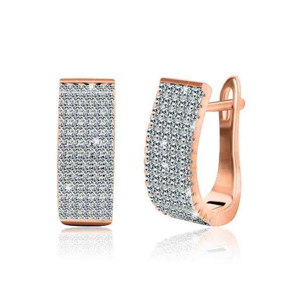 Позолоченные серьги с фианитами 031108 детальное изображение ювелирного изделия Серьги с позолотой Позолоченные серьги с фианитами 031108 детальное изображение ювелирного изделия Серьги с позолотой