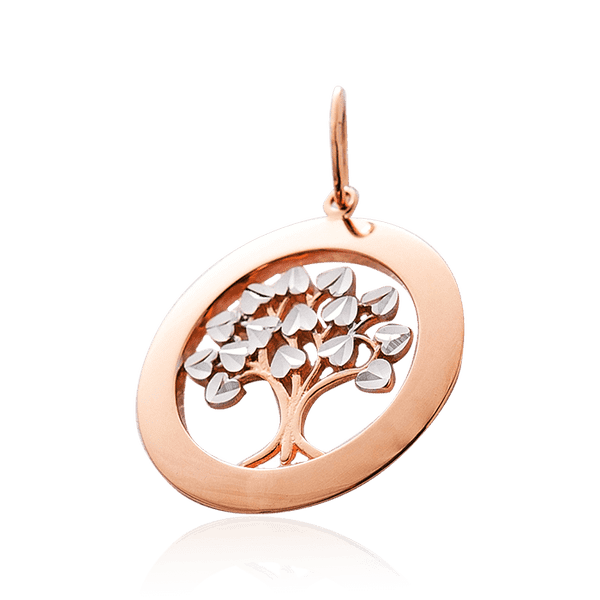 Кулон Дерево Жизни из золота 585 пробы 032985 детальное изображение ювелирного изделия Золотые подвески без камней Кулон Дерево Жизни из золота 585 пробы 032985 детальное изображение ювелирного изделия Золотые подвески без камней