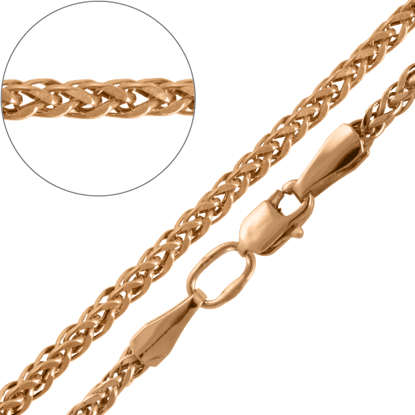 Золотая цепочка Колосок 34554 детальное изображение ювелирного изделия Золотые цепочки плетение Колосок Золотая цепочка Колосок 34554 детальное изображение ювелирного изделия Золотые цепочки плетение Колосок