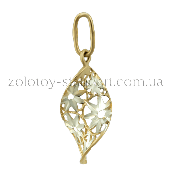 Золотой кулон Цветы 62328 детальное изображение ювелирного изделия Золотые подвески без камней Золотой кулон Цветы 62328 детальное изображение ювелирного изделия Золотые подвески без камней