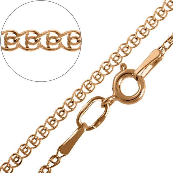 Золотий ланцюг Мадонна 12111 детальне зображення ювелірного виробу