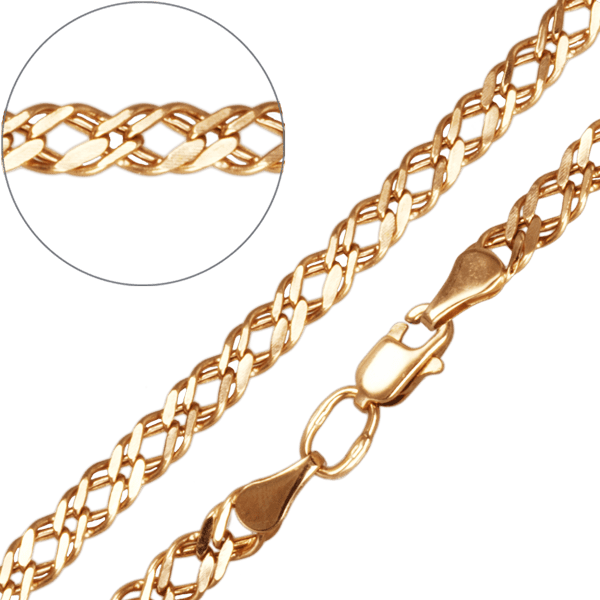 Золотой браслет Рембо 35603 детальное изображение ювелирного изделия Золотой браслет Рембо
