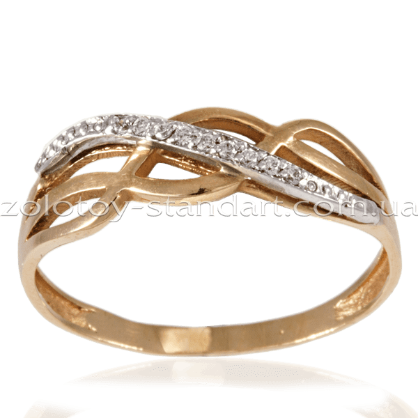Золотое кольцо 11836 детальное изображение ювелирного изделия Золотые кольца с фианитом Золотое кольцо 11836 детальное изображение ювелирного изделия Золотые кольца с фианитом