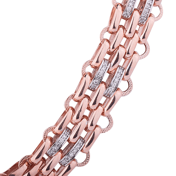 Золотое колье с фианитами 026041 киев Золотое колье с фианитами 026041 киев