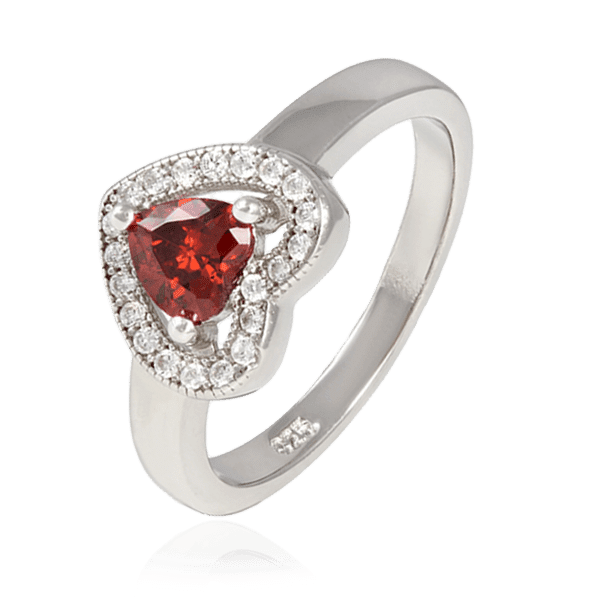 Серебряное кольцо с фианитом 025160 детальное изображение ювелирного изделия Серебряные кольца с фианитом