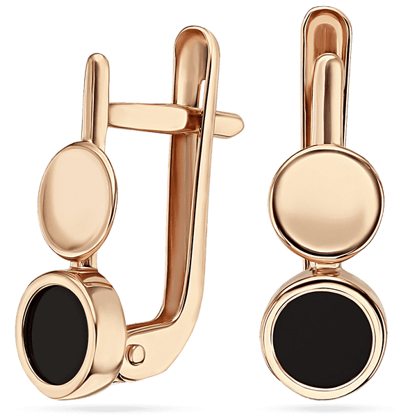 Сережки золотые с агатом 034627 детальное изображение ювелирного изделия Золотые серьги с агатом Сережки золотые с агатом 034627 детальное изображение ювелирного изделия Золотые серьги с агатом