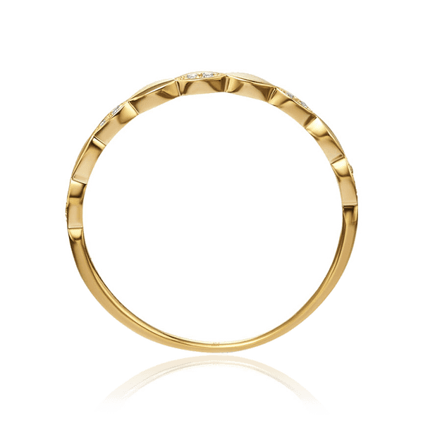 кольцо из желтого золота с бриллиантами кольцо из желтого золота с бриллиантами