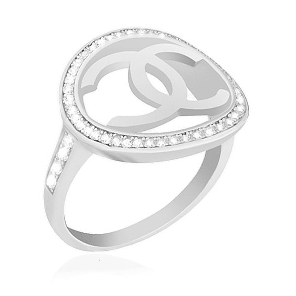 Серебряное кольцо с фианитами 024713 детальное изображение ювелирного изделия Серебряные кольца с фианитом Серебряное кольцо с фианитами 024713 детальное изображение ювелирного изделия Серебряные кольца с фианитом
