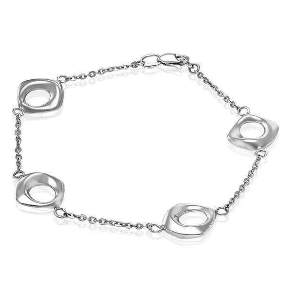 Серебряный браслет с крупными элементами 034951 детальное изображение ювелирного изделия Серебряные браслеты