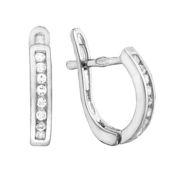 Серебряные серьги С2Ф/345 детальное изображение ювелирного изделия Серебряные серьги с камнями Серебряные серьги С2Ф/345 детальное изображение ювелирного изделия Серебряные серьги с камнями