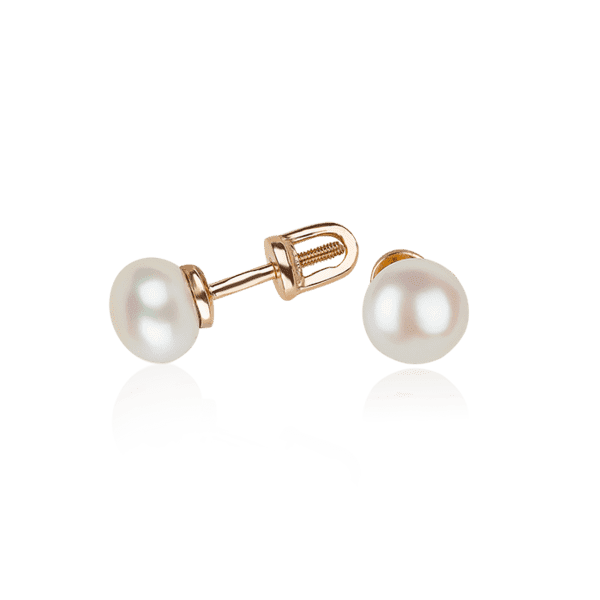 Золоті сережки з перлами 529602 детальне зображення ювелірного виробу