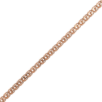 обзорное фото Золотая цепочка плетение Бисмарк 036605 Золотые цепочки обзорное фото Золотая цепочка плетение Бисмарк 036605  Золотые цепочки