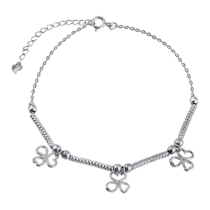 обзорное фото Серебряный браслет без вставок 025497  Серебряные женские браслеты