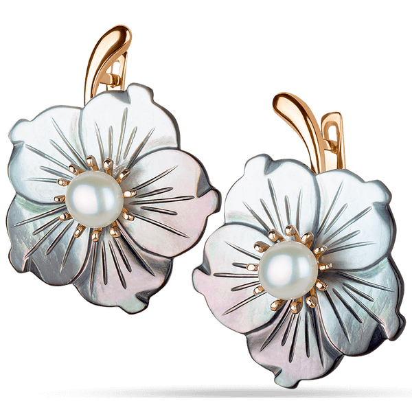 золоті сережки перлини золоті сережки перлини