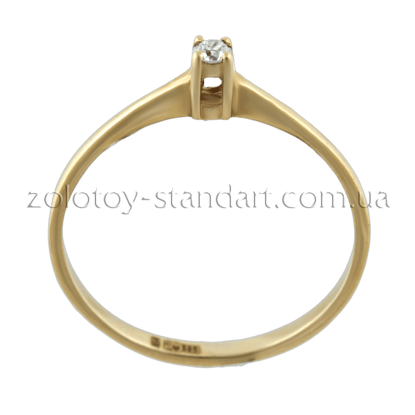 Золотое кольцо с бриллиантом s11893 детальное изображение ювелирного изделия Золотые кольца для помолвки с бриллиантом Золотое кольцо с бриллиантом s11893 детальное изображение ювелирного изделия Золотые кольца для помолвки с бриллиантом