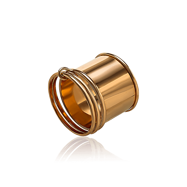 Глянцевое золотое кольцо широкое 034069 детальное изображение ювелирного изделия Золотые кольца Глянцевое золотое кольцо широкое 034069 детальное изображение ювелирного изделия Золотые кольца