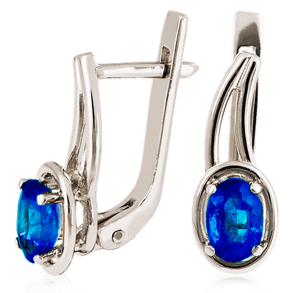 Золотые серьги с сапфиром 023430 детальное изображение ювелирного изделия Золотые серьги с сапфиром Золотые серьги с сапфиром 023430 детальное изображение ювелирного изделия Золотые серьги с сапфиром