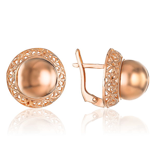 Золотые серьги на каждый день с английским замком 033394 детальное изображение ювелирного изделия Золотые серьги без вставок Золотые серьги на каждый день с английским замком 033394 детальное изображение ювелирного изделия Золотые серьги без вставок