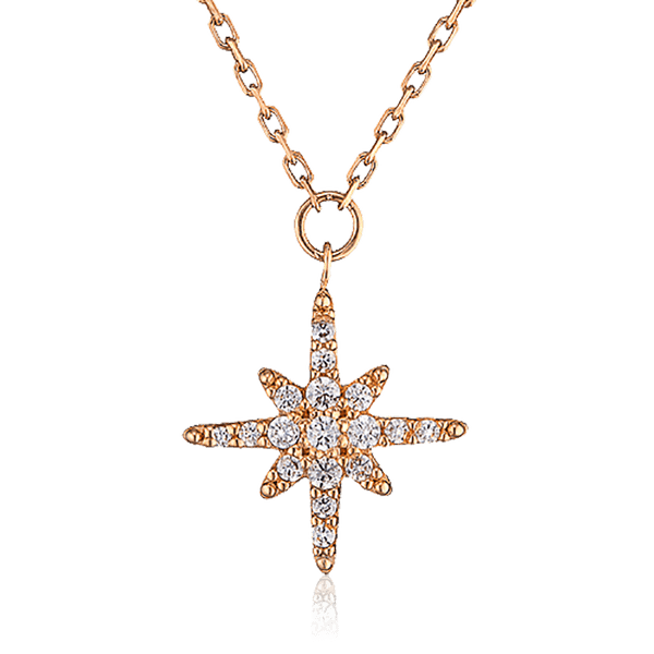 Золотая цепочка с подвеской Звездочка с фианитами 036967 детальное изображение ювелирного изделия Золотые цепочки Золотая цепочка с подвеской Звездочка с фианитами 036967 детальное изображение ювелирного изделия Золотые цепочки