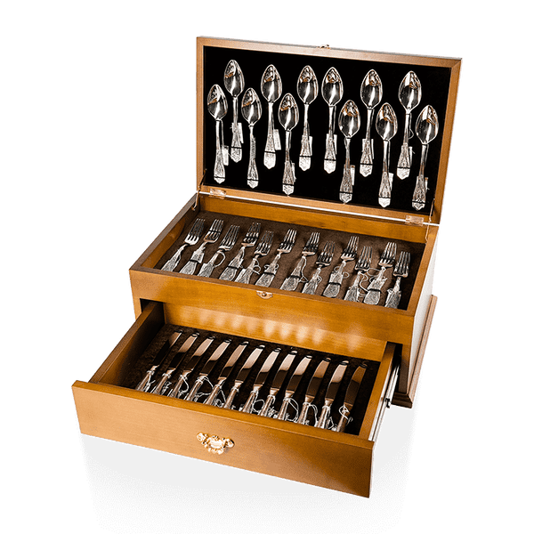 столовые приборы из серебра 36 шт столовые приборы из серебра 36 шт