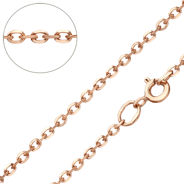 Цепь в якорном плетении из красного золота 585 пробы 039342 детальное изображение ювелирного изделия Полновесные золотые цепочки