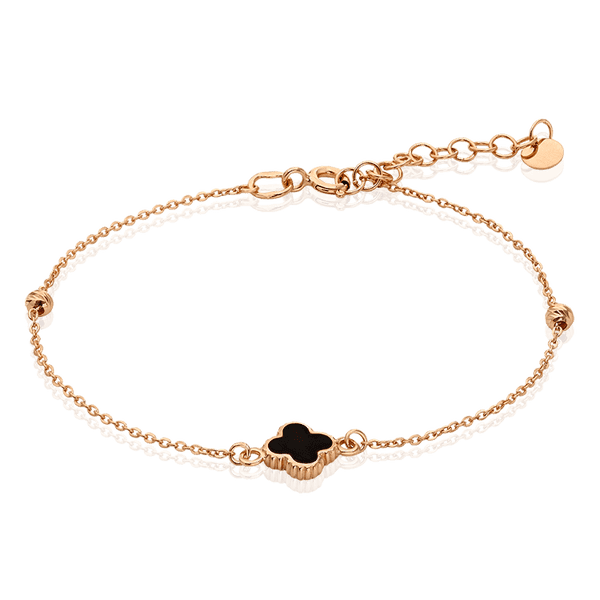 Ювелірний браслет з золота Конюшина в стилі Van Cleef 034729 детальне зображення ювелірного виробу Ювелірний браслет з золота Конюшина в стилі Van Cleef 034729 детальне зображення ювелірного виробу