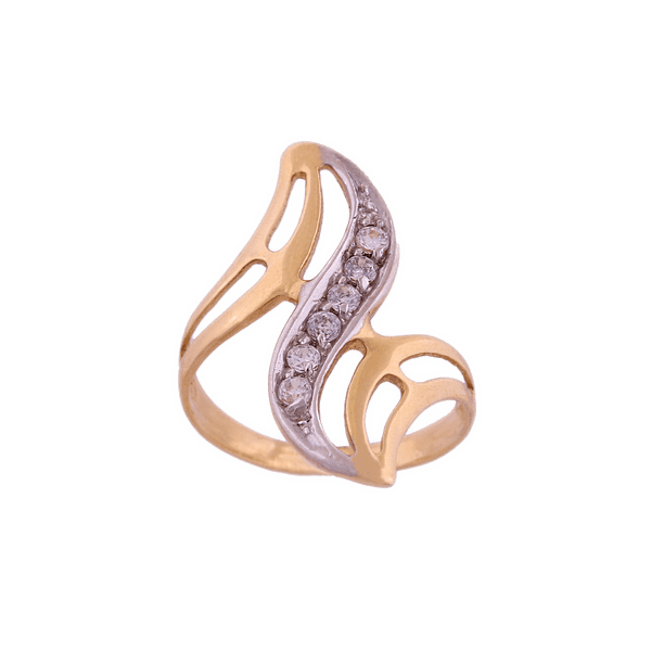 Золотое кольцо с цирконием 979 Золотое кольцо с цирконием 979