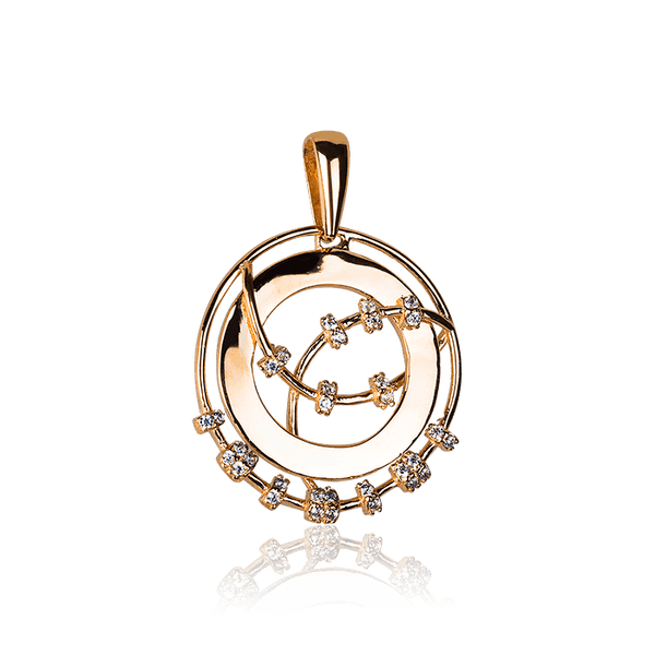 Золотой кулон с фианитами Таинственность 032755 детальное изображение ювелирного изделия Золотые кулоны с фианитом Золотой кулон с фианитами Таинственность 032755 детальное изображение ювелирного изделия Золотые кулоны с фианитом