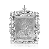 оглядове фото Срібна ікона Казанська маленька 035956