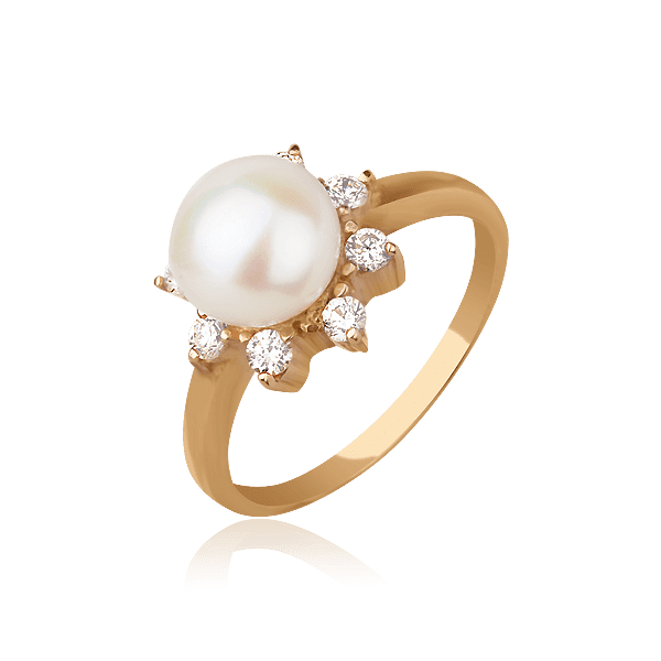 Золотое кольцо с жемчугом 316009 детальное изображение ювелирного изделия Золотые кольца с жемчугом Золотое кольцо с жемчугом 316009 детальное изображение ювелирного изделия Золотые кольца с жемчугом