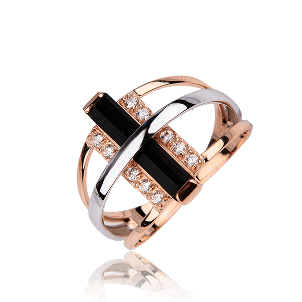 Золотое кольцо с агатом и фианитами 029503 детальное изображение ювелирного изделия Золотые кольца с агатом Золотое кольцо с агатом и фианитами 029503 детальное изображение ювелирного изделия Золотые кольца с агатом