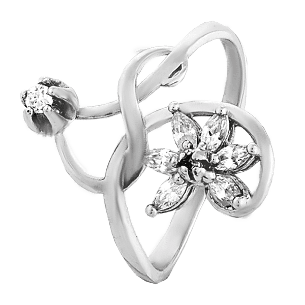 Серебряное кольцо К2Ф/089 детальное изображение ювелирного изделия Серебряные кольца со вставками Серебряное кольцо К2Ф/089 детальное изображение ювелирного изделия Серебряные кольца со вставками