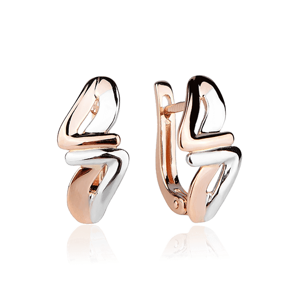 Золотые серьги с английским замком 029542 детальное изображение ювелирного изделия Золотые серьги Золотые серьги с английским замком 029542 детальное изображение ювелирного изделия Золотые серьги