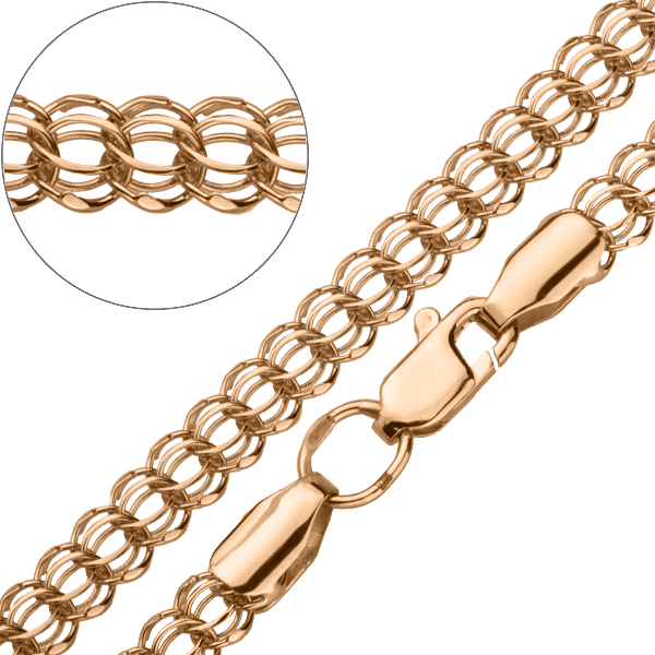 Золотая цепочка без вставок 027901 детальное изображение ювелирного изделия Золотые цепочки плетение Венеция Золотая цепочка без вставок 027901 детальное изображение ювелирного изделия Золотые цепочки плетение Венеция