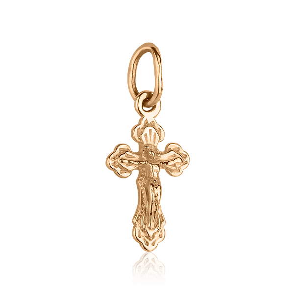 Православный крестик из красного золота 026362 детальное изображение ювелирного изделия Золотые крестики православные Православный крестик из красного золота 026362 детальное изображение ювелирного изделия Золотые крестики православные