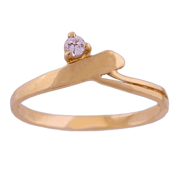 Золота каблучка з фіанітом 18462 детальне зображення ювелірного виробу Золота каблучка з фіанітом 18462 детальне зображення ювелірного виробу