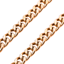 обзорное фото Золотая цепочка надежное плетение Панцирное 033117  Золотые цепочки