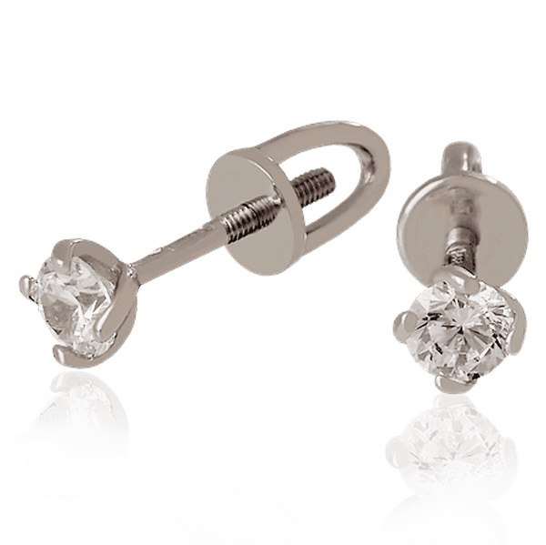 Золоті сережки з цирконієм 023360 детальне зображення ювелірного виробу