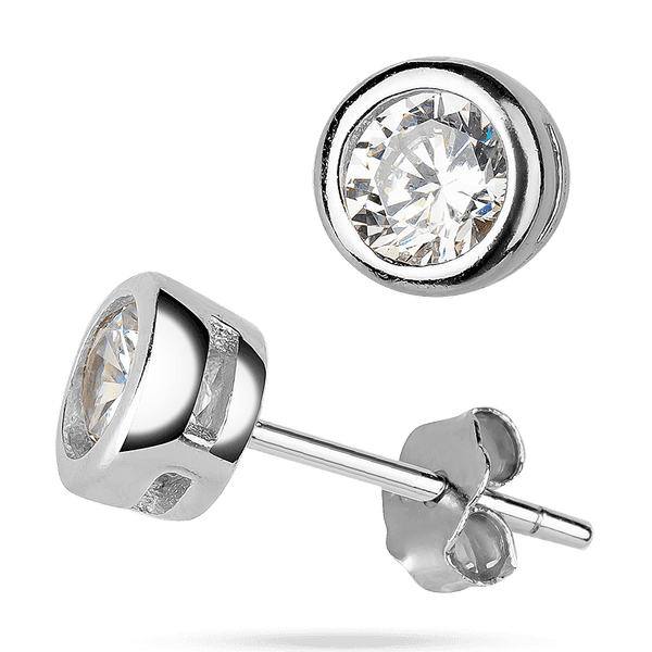 Серебряные серьги - пусеты на зажиме с белыми фианитами 925 пробы 039597 детальное изображение ювелирного изделия Серебряные серьги с камнями Серебряные серьги - пусеты на зажиме с белыми фианитами 925 пробы 039597 детальное изображение ювелирного изделия Серебряные серьги с камнями