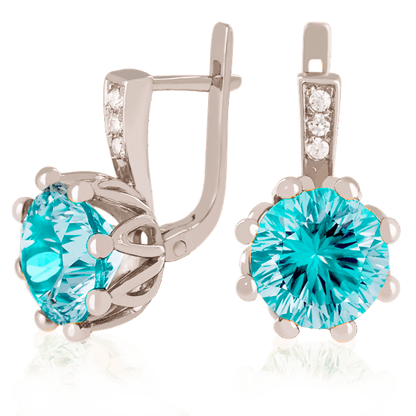 Золотые серьги с топазом 023426 детальное изображение ювелирного изделия Золотые серьги с топазом Золотые серьги с топазом 023426 детальное изображение ювелирного изделия Золотые серьги с топазом