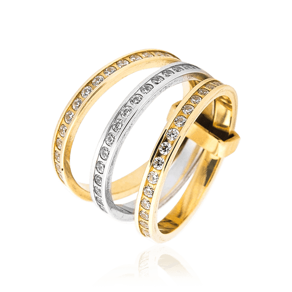 золотое кольцо с россыпью фианитов золотое кольцо с россыпью фианитов