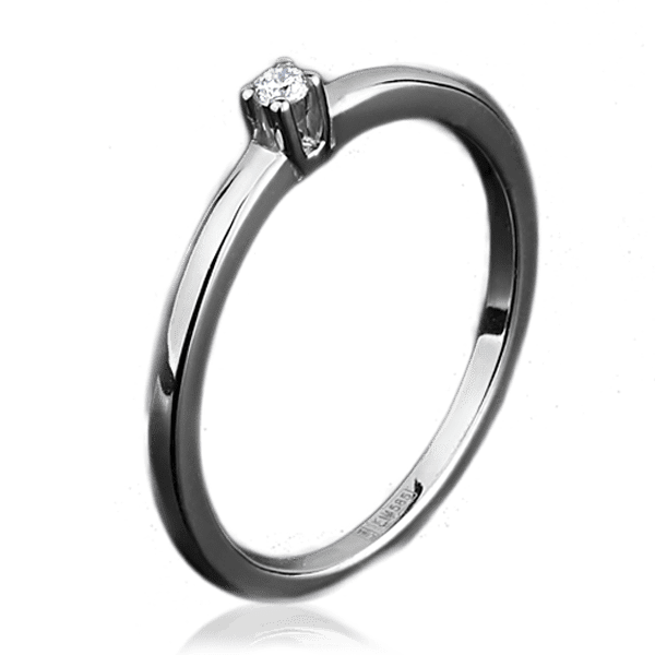 Золотое кольцо с бриллиантом из белого золота 1026/1 детальное изображение ювелирного изделия Золотые кольца для помолвки с бриллиантом Золотое кольцо с бриллиантом из белого золота 1026/1 детальное изображение ювелирного изделия Золотые кольца для помолвки с бриллиантом