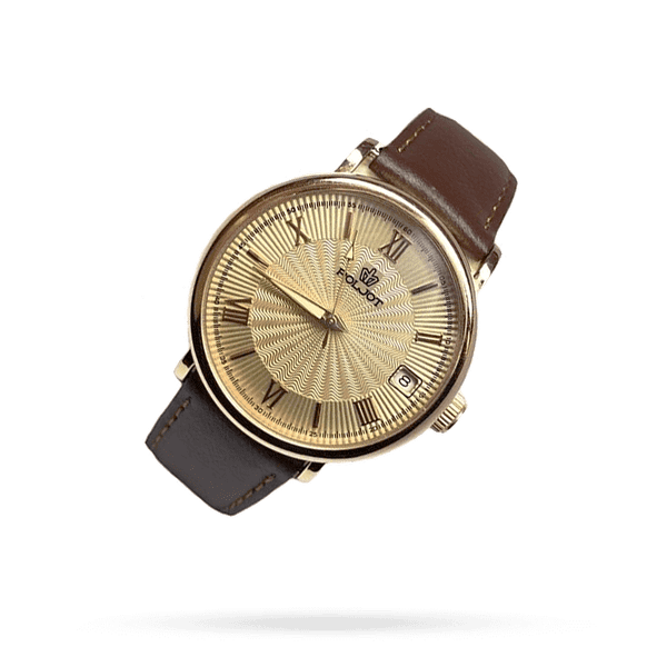 Золотые часы с кожаным ремешком мужские 036121 детальное изображение ювелирного изделия Мужские золотые часы Золотые часы с кожаным ремешком мужские 036121 детальное изображение ювелирного изделия Мужские золотые часы