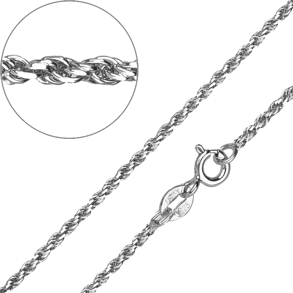Серебряная цепочка с плетением форцатино напоминающая жгут или веревку на шпрингельном замке 040219 детальное изображение ювелирного изделия Серебряные колье Серебряная цепочка с плетением форцатино напоминающая жгут или веревку на шпрингельном замке 040219 детальное изображение ювелирного изделия Серебряные колье