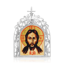 оглядове фото Срібна ікона мала 035940