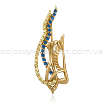 оглядове фото Золота брошка Герб України 660078
