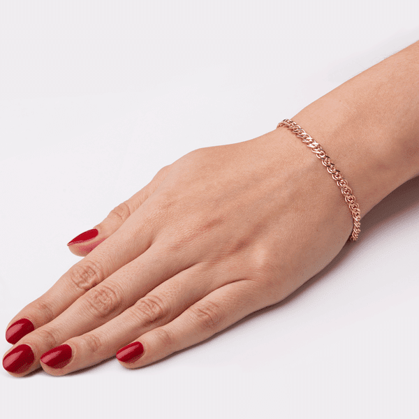 Золотой браслет Нонна. Фото. Золотой браслет Нонна. Фото.