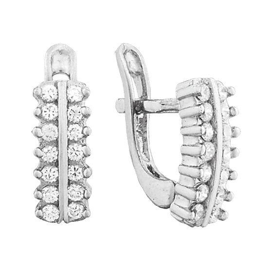 Серебряные серьги С2Ф/344 детальное изображение ювелирного изделия Серебряные серьги с камнями Серебряные серьги С2Ф/344 детальное изображение ювелирного изделия Серебряные серьги с камнями