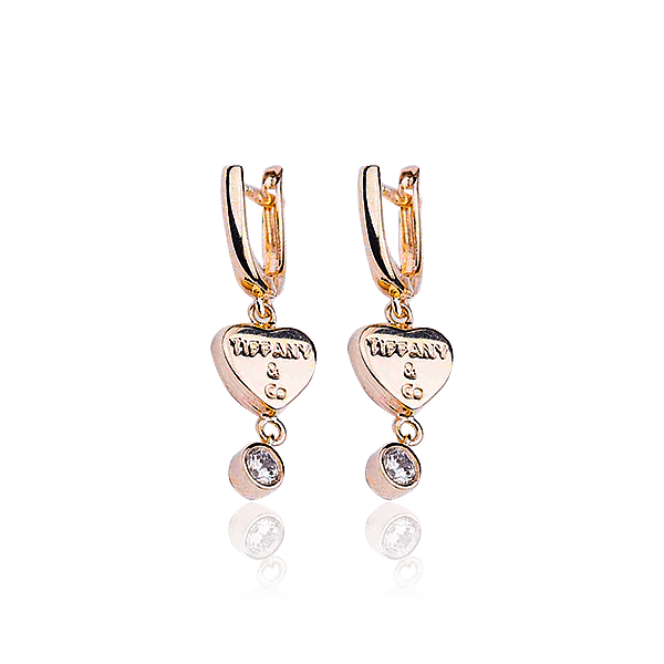 Золотые серьги тиффани Золотые серьги тиффани