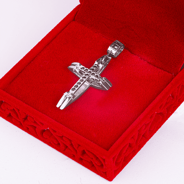 крест белое золото крест белое золото